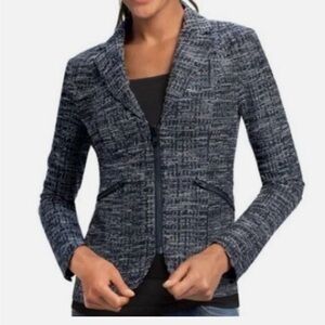 CAbi Navy Textured Blazer